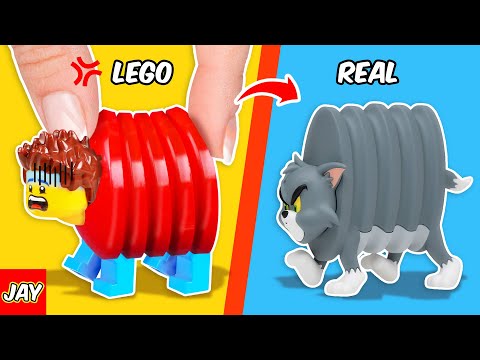 I Build CURSED Tom and Jerry Minifigures | JAY BRICKS