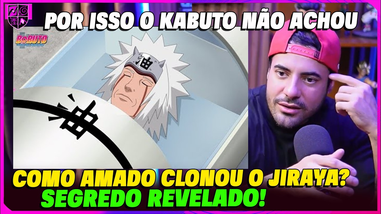COMO AMADO CLONOU JIRAYA??? - BORUTO NARUTO - FRED ANIMES