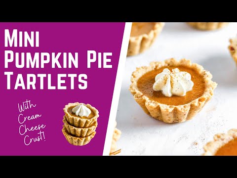 Individual Pumpkin Pie Tartlets (Mini Tarts)