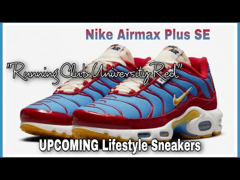2021 Nike Airmax Plus SE “Running Club University Red” Release 3rd week November