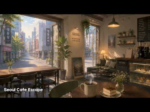 Cozy Seoul Cafe Ambience ☕️ Chill Music for Work & Relax
