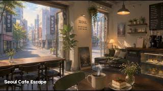 Cozy Seoul Cafe Ambience ☕️ Chill Music for Work & Relax