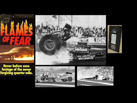 Thumbnail for FLAMES OF FEAR! 1993 VHS! CLASSIC DRAG RACING CRASHES AND ACCIDENTS! TOP FUEL, FUNNY CARS! by vhs