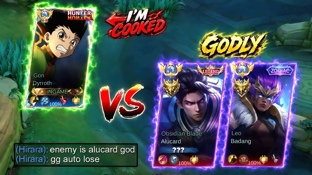GLOBAL 1 DYRROTH VS 2 TOP GLOBAL PLAYERS ON THEIR MAIN HERO… 💀 I’M COOKED!