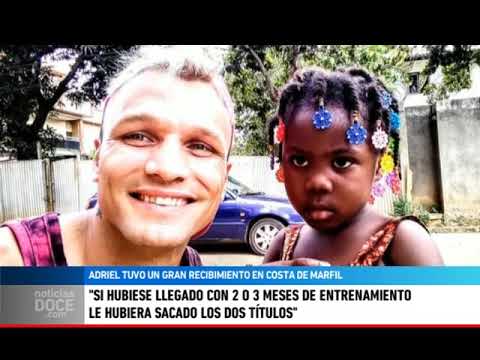 Abel Adriel regresó de África tras pelear por el título del mundo en la categoría medianos de la IBA