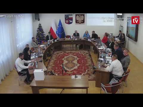 Excerpt from the Mszana Dolna Commune Council session. Discussion and voting on the budget resolu...