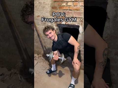 POV: Erstes Frugales Gym...😂