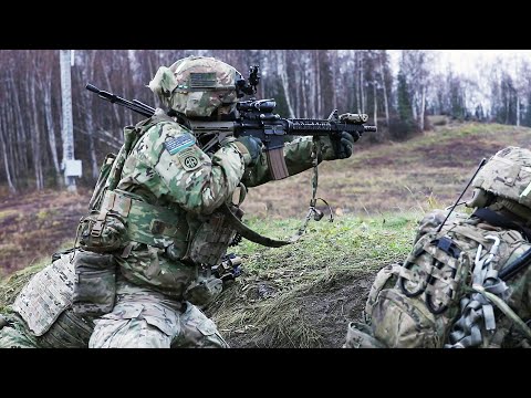 U.S. Army Soldiers conduct Battle Drill Five, Knock Out a Bunker (Oct 2023)