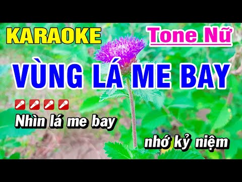 Vùng Lá Me Bay Nhạc Sống Karaoke Tone Nữ Beat Hay | Hoài Phong Organ