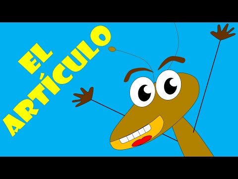 El artículo para niños - EL - LA - LOS - LAS - Castellano para primer grado