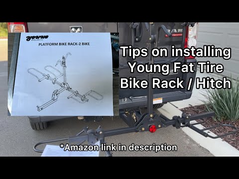 Tips on installing the Young Fat Tire Bike Rack Hitch