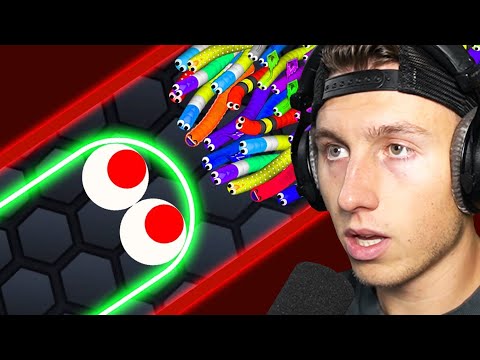 mit HACKER WURM spielen in Slither.io