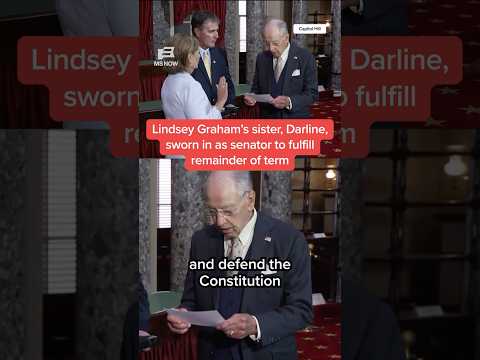 Lindsey Graham's sister, Darline, sworn in as senator to fulfill remainder of term