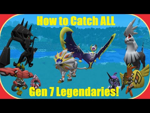 How to Catch Every Gen 7 Legendary in Pixelmon!  (ALL Forms)