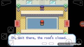 How to go in saffron city in Pokemon fire red and leaf green