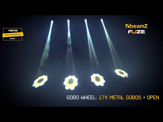 Video Teaser für BeamZ Fuze75B Beam 75W LED Moving Head 150.384