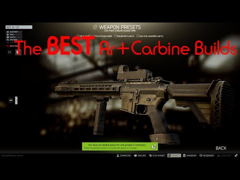 The BEST AR + Carbine Builds in Escape From Tarkov! Minimum recoil builds!