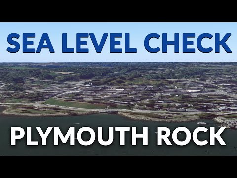 Sea Level Check - Plymouth Rock