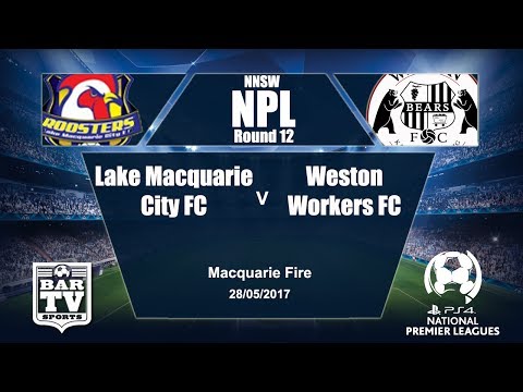 2017 Northern NSW NPL Round 12 - Lake Macquarie FC v Weston Workers FC