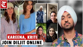 Actors Kareena Kapoor, Kriti Sanon join Diljit Dosanjh live