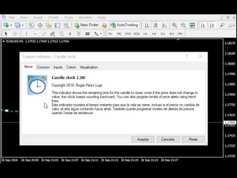 Video Candle clock MT5