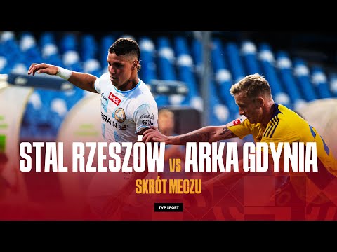 1. LIGA: STAL RZESZÓW - ARKA GDYNIA, SOLOWY RAJD DIAZA DAŁ TRZY PUNKTY | SKRÓT | SEZON 2024/25