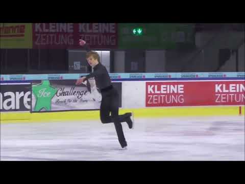 Alexander MASZLJANKO HUN Senior Short Program Ice Challenge -Graz - 2017