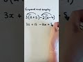 Expanding Brackets
