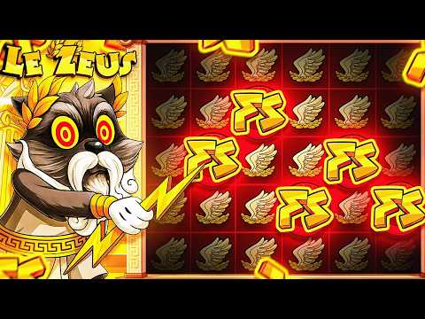 5 SCATTER *RARE* BONUS ON LE ZEUS!