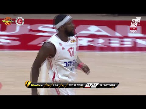 Hapoel Jerusalem Dunks in Hapoel Jerusalem vs. Hapoel Tel Aviv