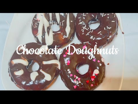 Chocolate Doughnuts Recipe by Nosheen’s Kitchen #best homemade chocolate doughnuts recipe