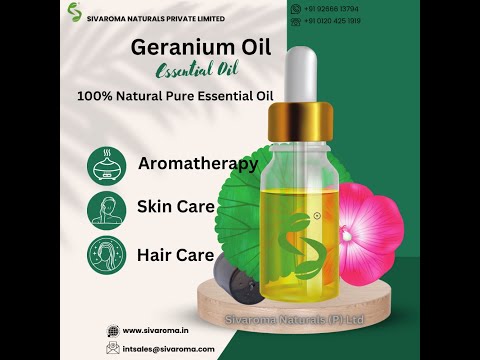 Sivaroma's geranium oils, packaging size: 5 kg