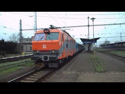 Odjezd vlaku Ex 145 Landek (ČD 151.019, zpoždění 6 min) - Hranice na Moravě, 1. 5. 2013