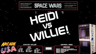 Heidi vs. Willie! (Cinematronics Space Wars '77)