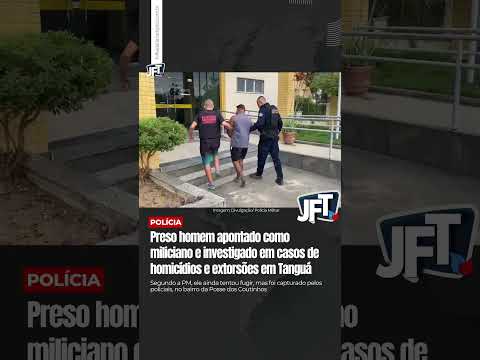 Preso homem apontado como miliciano e investigado em casos de homicídios e extorsões em Tanguá