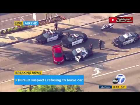 Police Chase Stolen Car 22 November 2016