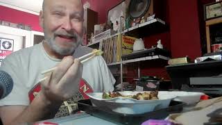 #skippysimon PANDA 2 ITEM PLATE $6 TODAY COUPON CODE: DODGERSWIN #mukbang #comedy #deals #food #lol