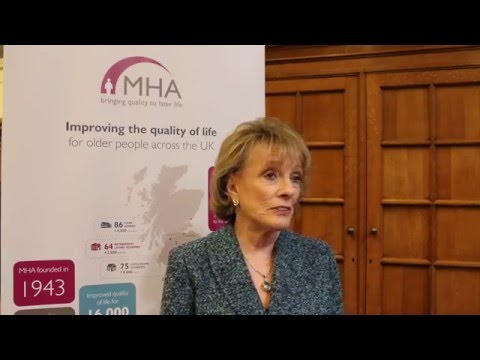 Dame Esther Rantzen speaking at MHA's conference today 