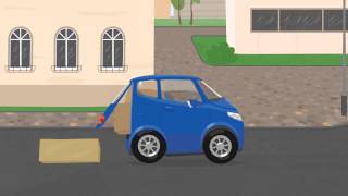 Çizgi film - Doktor Mac Wheelie - Küçük araba ve treyler - Türkçe dublaj