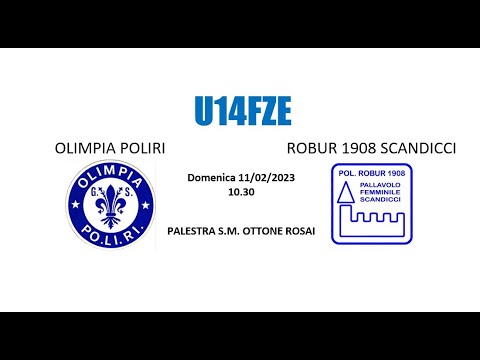 U14FZE - OLIMPIA POLIRI vs ROBUR 1908 SCANDICCI