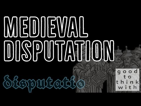 What is a scholastic disputation? Disputatio in the medieval universities