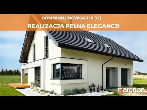 Dom w malinówkach 8 (G) – Realizacja pełna elegancji I ARCHON+ Projekty Domów