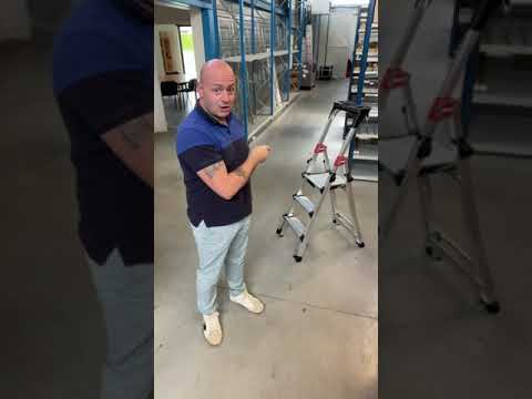 L’escabeau télescopique TL100 de chez Hailo !