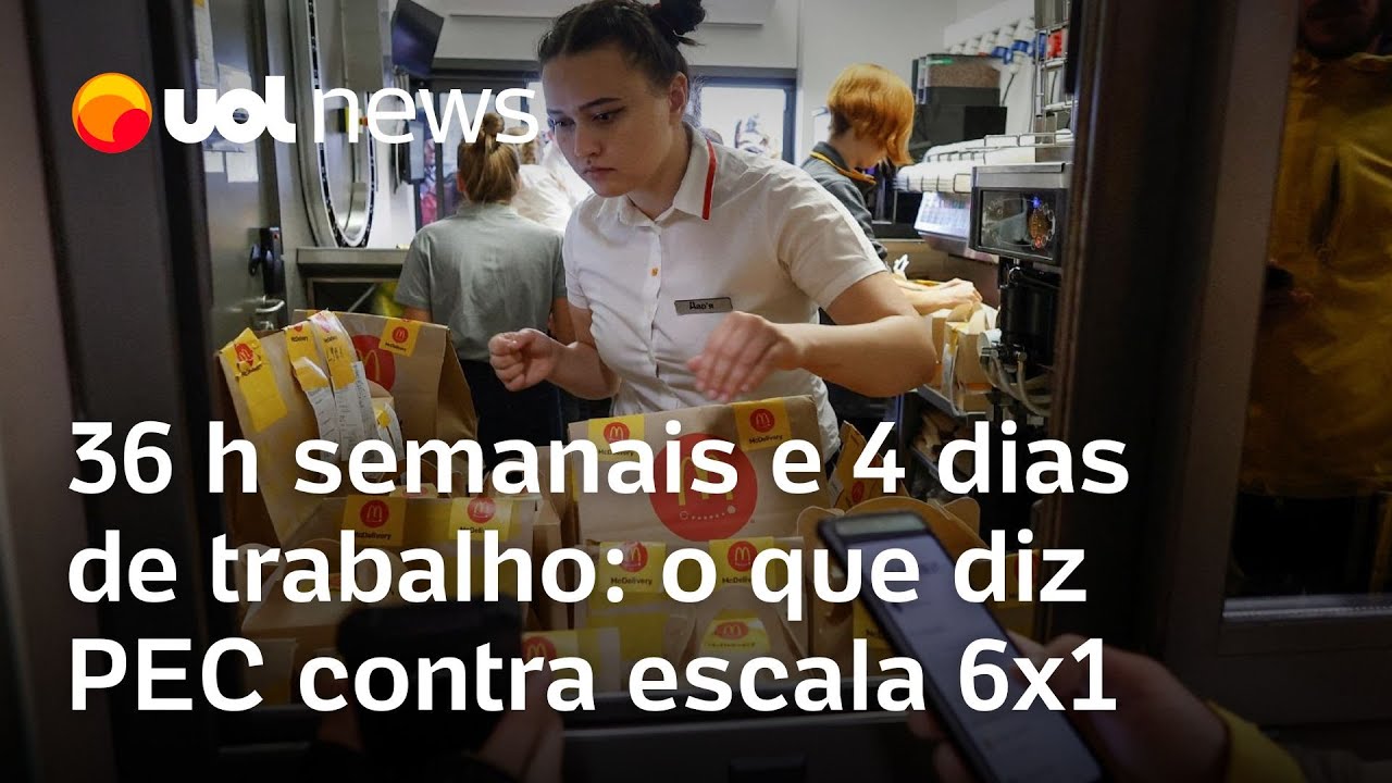 36 horas semanais e 4 dias de trabalho: o que diz PEC do fim da escala 6x1