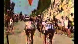 preview picture of video 'TDF 1985; Stage 12 Morzine - Lans en Vercors 269 Km 10-jul; Fabio Parra'