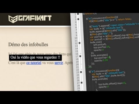 Tutoriel jQuery Infobulle avec jQuery
