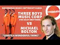 Music Copyright Cases: Love Is A Wonderful Thing Three Boys Music (Isley Bros) v Michael Bolton