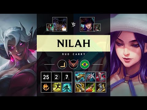 Nilah ADC vs Caitlyn - BR Grandmaster Patch 25.09