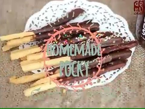 Homemade Pocky ala Denu Cokelat