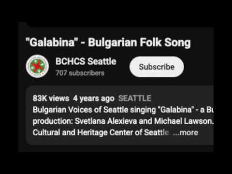 Galabina  -- Bulgarian Folk Song -- mEREmix